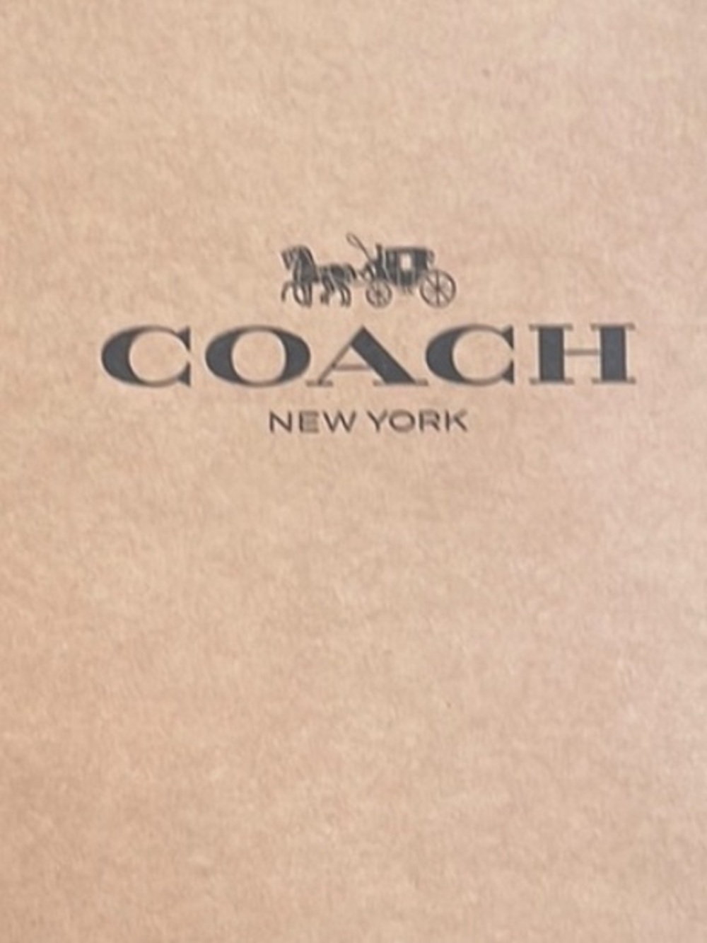 Coach New York Empty Gift Box Large Square Replacement Packaging NEW